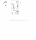 Electric Starter Diagram and Parts List for  Briggs and Stratton Engine